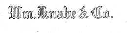 WM. KNABE & CO. trademark