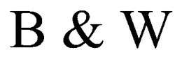 B & W trademark