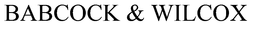 BABCOCK & WILCOX trademark