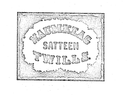 NAUMKEAG SATTEEN TWILLS trademark