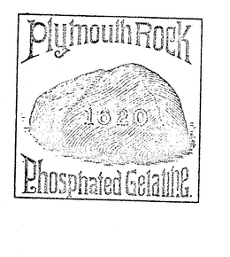 PLYMOUTH ROCK PHOSPHATEOL GELATINE, 1620. trademark