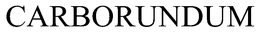 CARBORUNDUM trademark