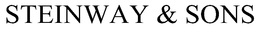 STEINWAY & SONS trademark