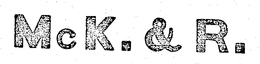 MCK. & R. trademark