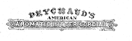 PEYCHAUD'S AMERICAN AROMATIC BITTER CORDIAL trademark