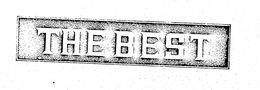 THE BEST trademark