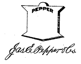 PEPPER JAS.E. PEPPER & CO. trademark
