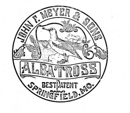 ALBATROSS JOHN F. MEYER & SONS BEST PATENT SPRINGFIELD, MO trademark