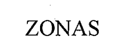 ZONAS trademark