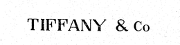 TIFFANY & CO trademark