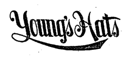 YOUNG'S HATS trademark