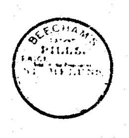 BEECHAM'S PATENT PILLS.  PRICE.  SOLD BY THE PROPRIETOR, ST. HELENS. trademark
