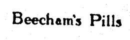 BEECHAM'S PILLS trademark