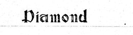 DIAMOND trademark