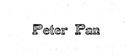 PETER PAN trademark
