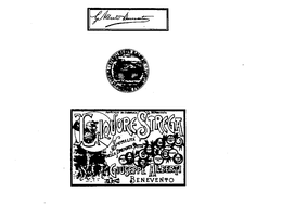 G ALBERTI BENEVENTO STABILIMENTO G. ALBERTI PRESSO LASTAZIONE FERROVIARIA MARCHIO DI FABRICA DEPOSITATA LIQUORE STREGA SPECIALITA DELLA PREMIATA DITTA GIUSEPPE ALBERTI BENEVENTO trademark