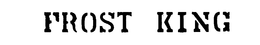 FROST KING trademark