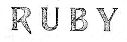 RUBY trademark