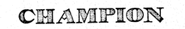 CHAMPION trademark