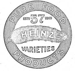 HEINZ 57 VARIETIES PURE FOOD PRODUCTS trademark