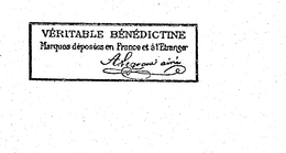 VERITABLE BENEDICTINE MARQUES DEPOSEES EN FRANCE ET A ETRANGER A. LE GRAND AINE trademark