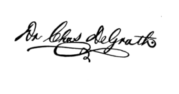 DR. CHAS DEGRATH trademark