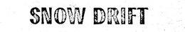 SNOW DRIFT trademark