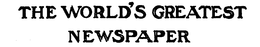 THE WORLD'S GREATEST NEWSPAPER trademark