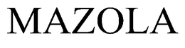 MAZOLA trademark