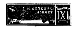 H. JONES & CO HOBART TRADEMARK IXL trademark