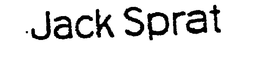 JACK SPRAT trademark
