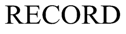 RECORD trademark