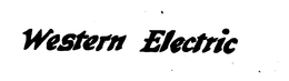 WESTERN ELECTRIC trademark