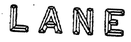 LANE trademark