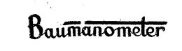 BAUMANOMETER trademark