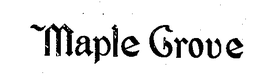 MAPLE GROVE trademark