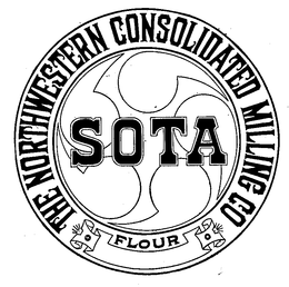 SOTA THE NORTHWESTERN CONSOLIDATED MILLING CO. FLOUR trademark