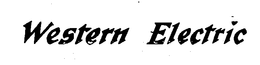 WESTERN ELECTRIC trademark