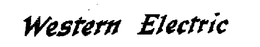 WESTERN ELECTRIC trademark