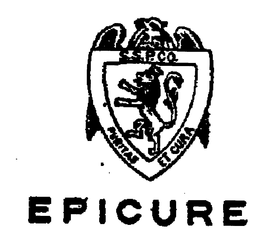 EPICURE S.S.P. CO. PURITAS ET CURA trademark