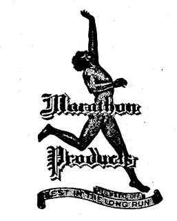 MARATHON PRODUCTS BEST IN THE LONG RUN trademark