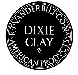 DIXIE CLAY RT VANDERBILT CO NY AMERICANPRODUCTS trademark
