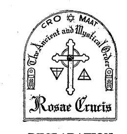 CROMAAT ROSAE CRUCIS THE ANCIENT AND MYSTICAL ORDER trademark