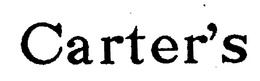 CARTER'S trademark