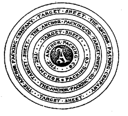 A THE ANCHOR PACKING COMPANY TARGET SHEET trademark