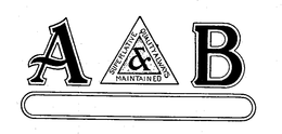 A & B SUPERLATIVE QUALITY ALWAYS MAINTAINED trademark