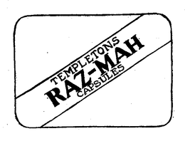 TEMPLETONS RAZ-MAH CAPSULES trademark