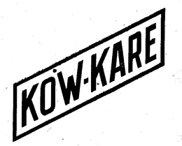 KOW-KARE trademark
