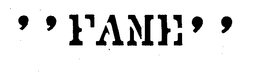 FAME trademark