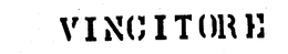 VINCITORE trademark